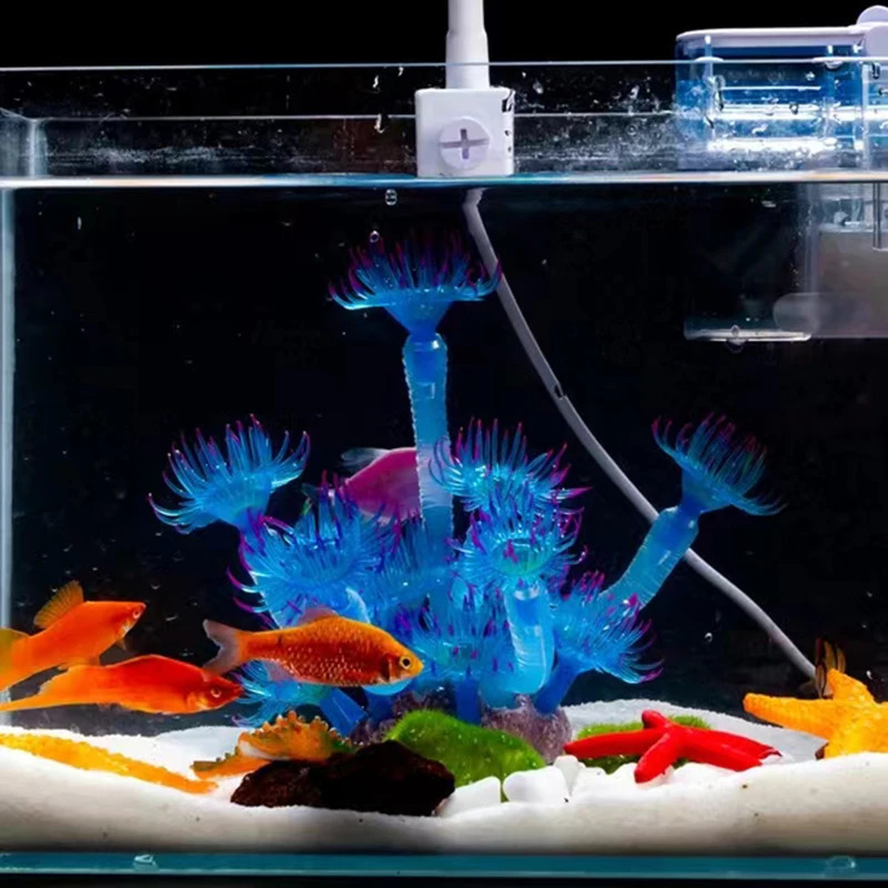 Artificial Underwater Coral Aquarium Fish Tank Simulation Decoration Aquarium Backgrounds Plants Water Grass Accessories 250613