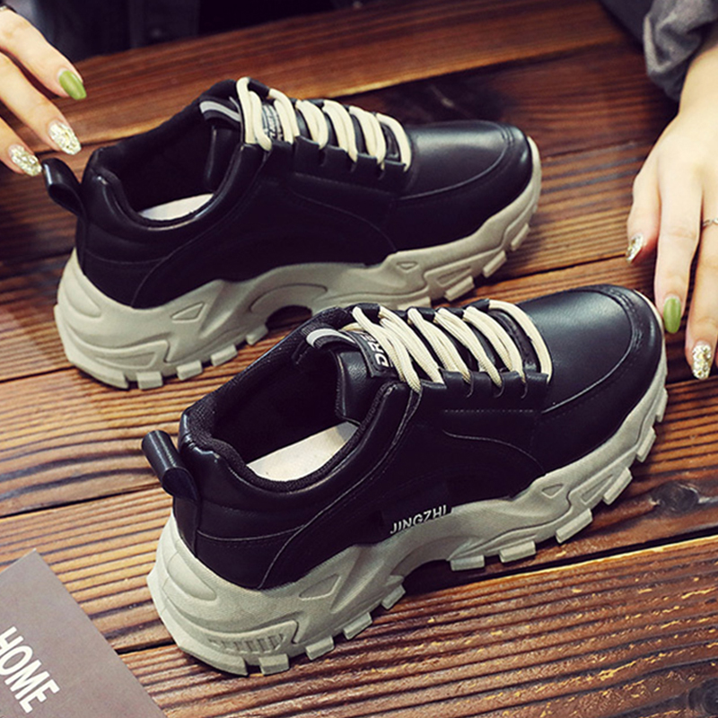 designer shoes platform sneakers luxury womens trainers daddy shoes casual new ladies comfortable leather vintage fashion sports women shoes