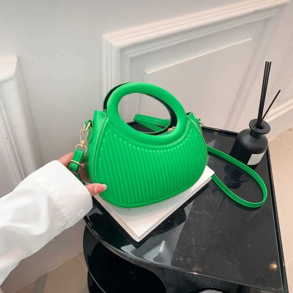 Fashion Women Shoulder Bag Armpit Bag Design Underarm Bag Pleated Saddle Bag Solid Color Messenger Bag Purse Handbags Z250618
