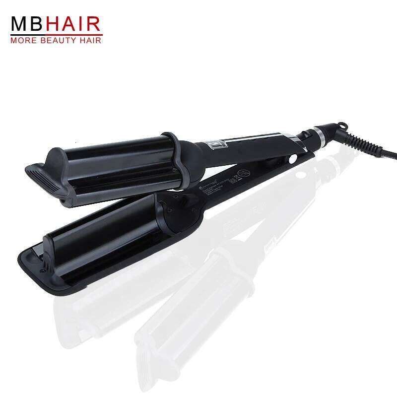 High Quality Triple Barrel Hair Curlers Wave Spring Ceramic Curling Iron brazilian body Big deep wave Curler