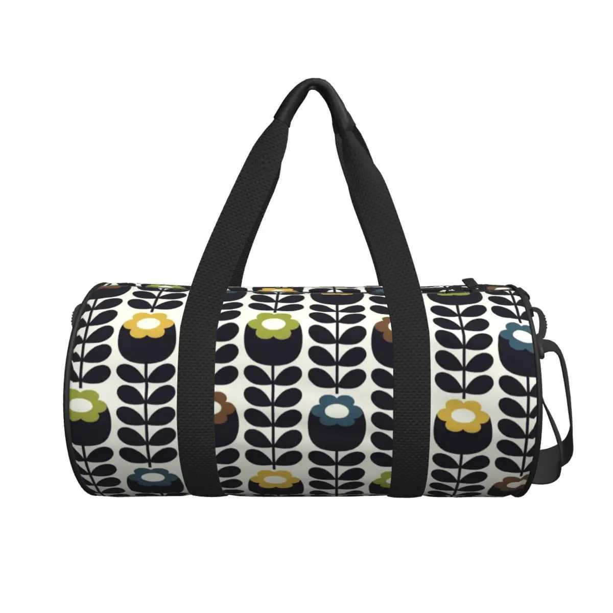 Orla Kiely Travel Bag Colorful Leaf Print Luggage Gym Bag Couple Custom Large Colorful Sports Fitness Bags Oxford Handbags W250618