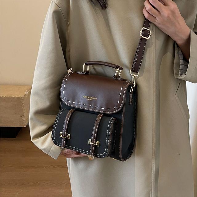Free shipping designer Minimalist Casual Fashion Bag for Women 2025 New High-End Commuter Backpack Versatile Retro Handbag Shoulder Bag