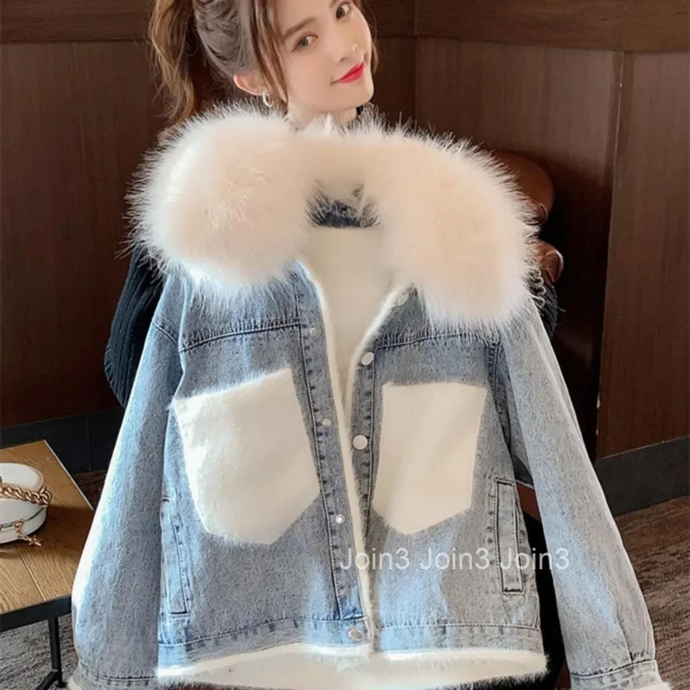 Long Sleeve Cowboy Coat Woman Loose Korean Outer Denim Jacket for Women New In Deals Cheap Low Price Designer 2025 Models Luxury
