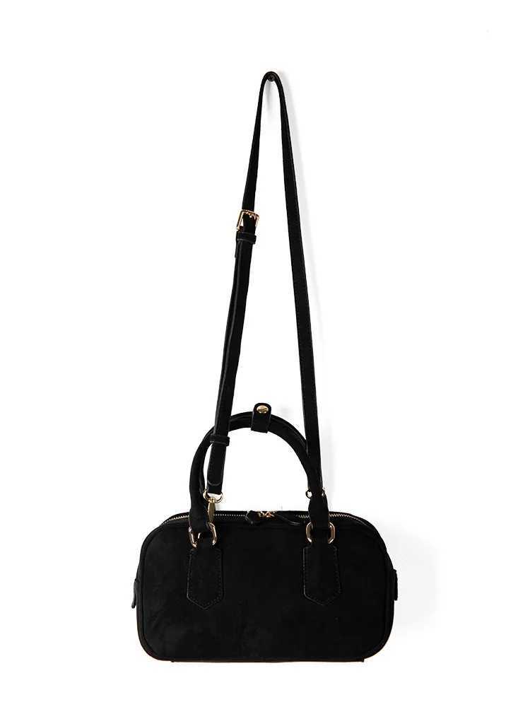 Autumn Winter Soft All-Mah Small Square Bags Wen Vintage Suede Veet Handbags Lady Lightweight Phe Bag B250618