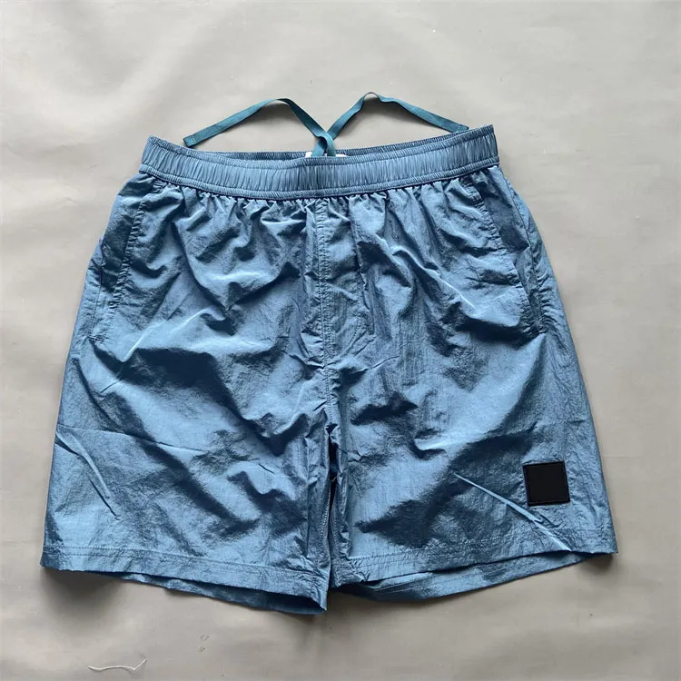 Designer Shorts Luxury Embroidery Men's Metal Nylon Shorts Fashion Stone Shorts Quick Drying Swim Wear Man Beach Pants 8color