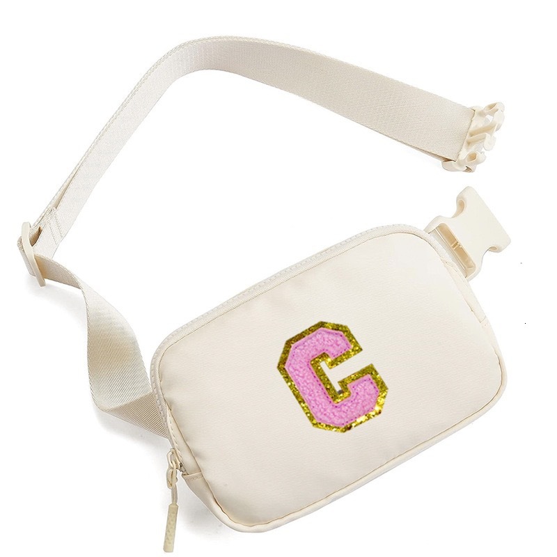 Free Shipping 2025 New Designer Bag Casual High-quality Shopping Bag Nylon Letter Women's Fashionable Waist Bag Running Adjustable Shoulder Strap