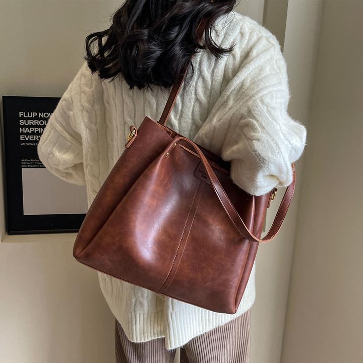 Free shipping designer Vintage Commuter Bag Work Tote Bag Large Capacity Women Bag 2025 New Versatile Casual High-end Shoulder Bag Crossbody Bag