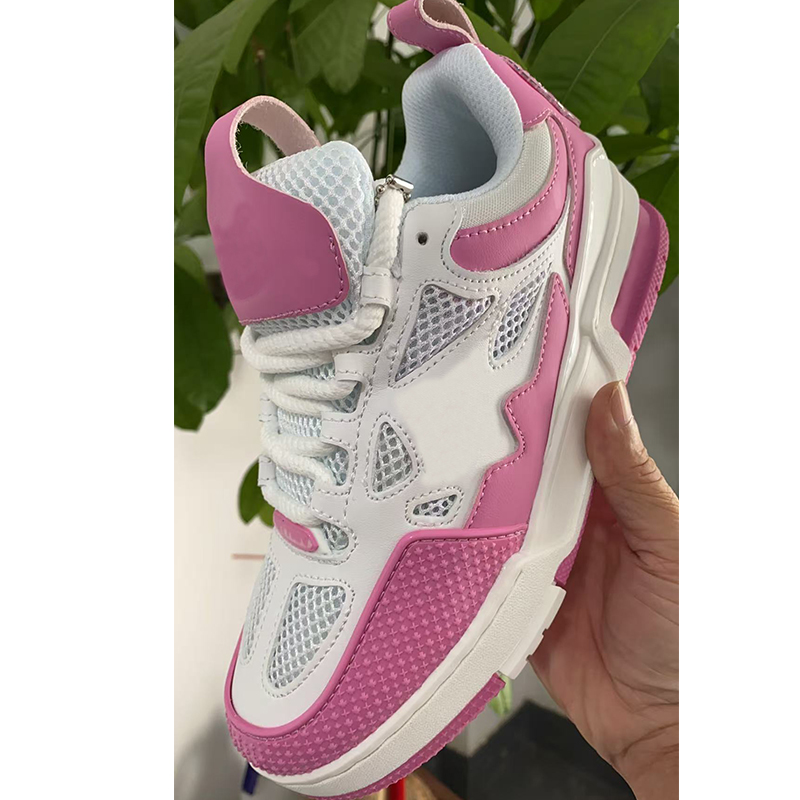 2025 New Colors Skating designer sneakers mens womens trainers sneakers casual running shoes outdoor leather flower skates tennis fashion men women shoes size 35-45