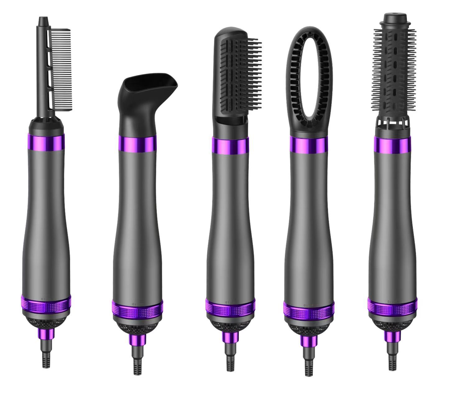 Versatile Five-In-One Styling Tool: Curling Wand & Perm Device, Includes Heat Roll - For Professional Results at Home