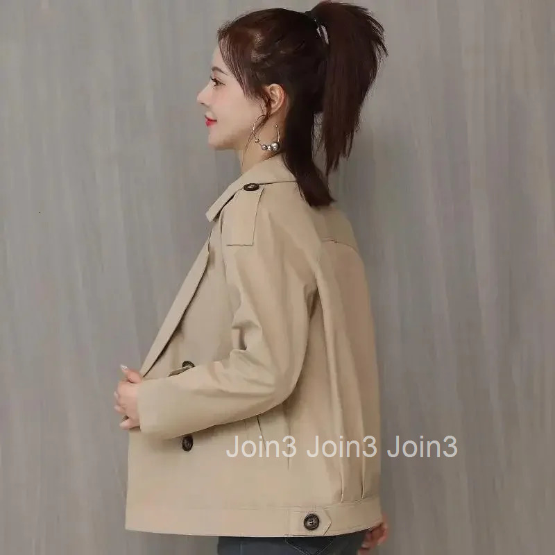 Womens Windbreaker Jackets Korean Style Suit Collar Female Coat Long Sleeve Pretty Cheap Lined Clothing Promotion Harajuku Sale