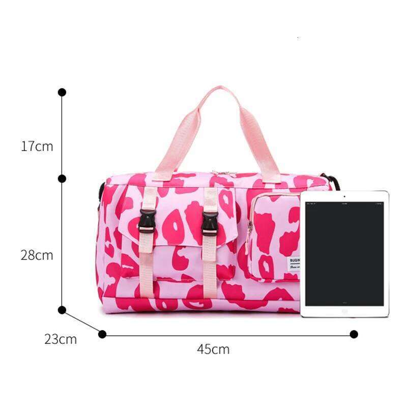 2024 New Fashion Capacity Gym Bags With Independent Shoes Warehouse Summer Outdoor Yoga Oxford Cloth Duffle Fiess Handbag