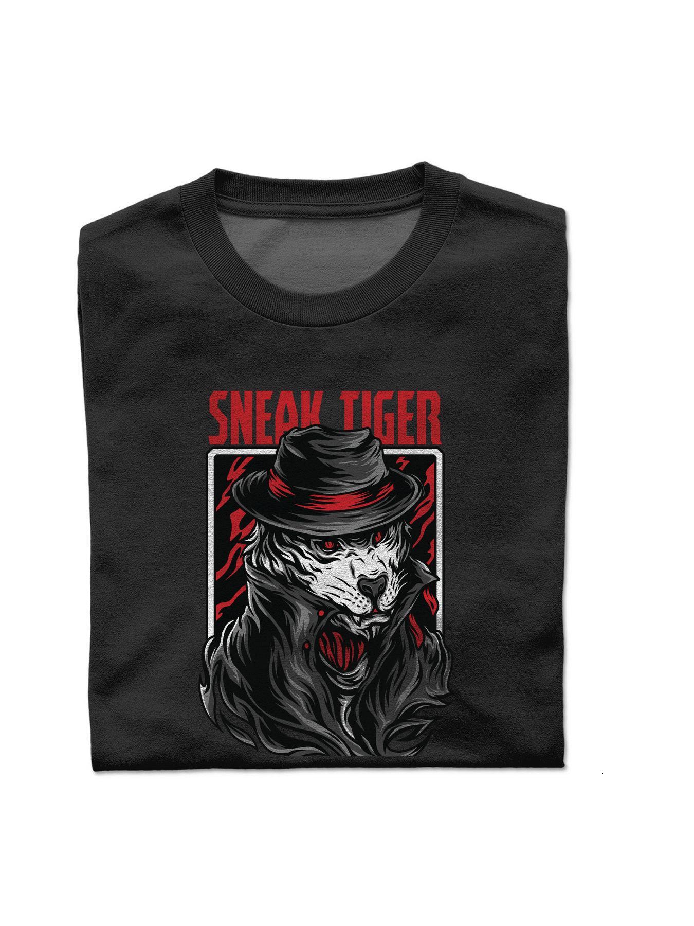 ddmythur Men S-3XL 2025new Round collar T-shirts Cotton Wolf Short sleeve black White #ddmythur