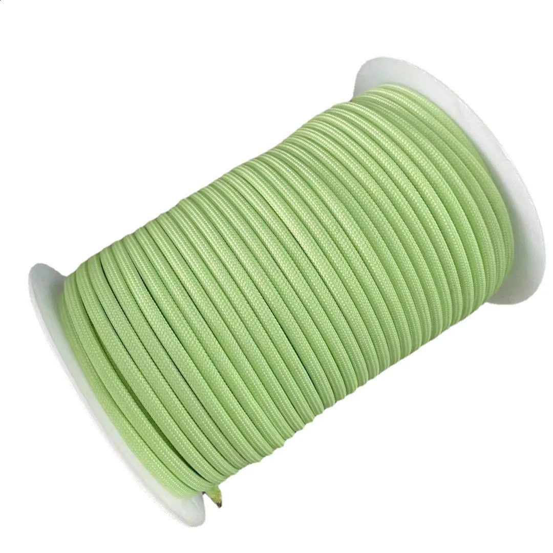 50M100M Dia.4mm 9 Strand Core Paracord Multi Outdoor Paracord Luminous Umbrella Rope Outdoor Camping Tent Rope Climbing Safety 250617