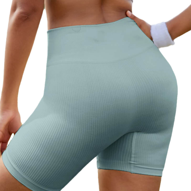 yoga shorts, women's summer outerwear, quick-drying and anti-curling sports shorts, and peach hip-lifting fitness shorts