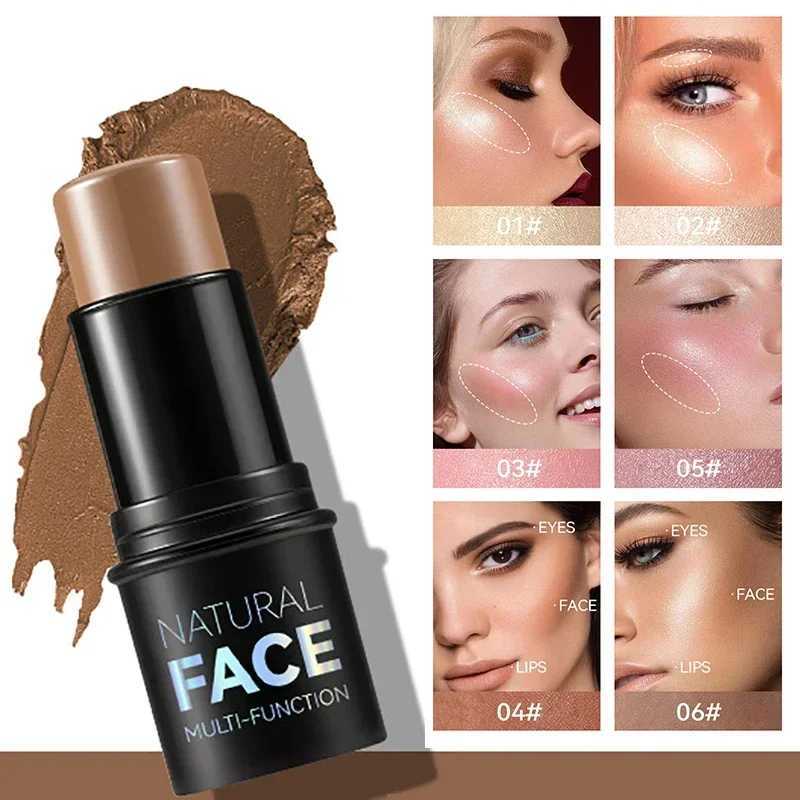 Makeup Face Contouring Bronzer Stick Multifunctional Highlighter Brightening Silkworm Blusher Rouge Cream Modify Concealer Pen XJ250618