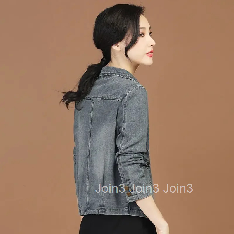 Denim Jacket for Women Spring Autumn Casual 2025 New Arrivals Cowboy Coat Woman Models Fashion Y2k Clothes Vintage Designer In