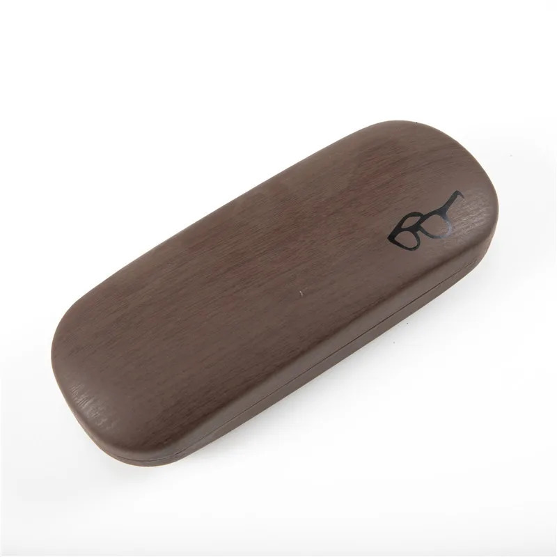 High Quality Hard Glasses Case Women Wood Grain Eyeglass Case Cover Portable Reading Glasses Box For Men Spectacle Cases 250617
