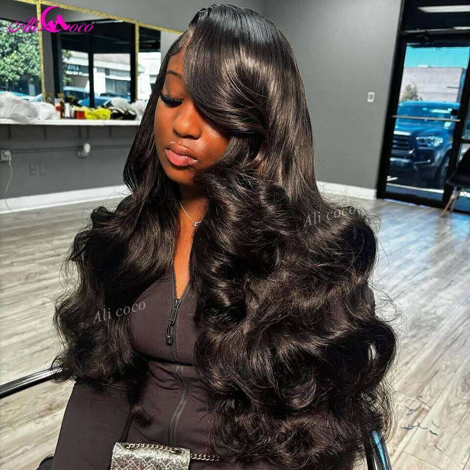 Highlight Ginger Brown Body Wave Human Hair 13X4 13X6 Lace Frontal Wigs For Women Pre-Plucked 5x5 Closure Wig 180 Density