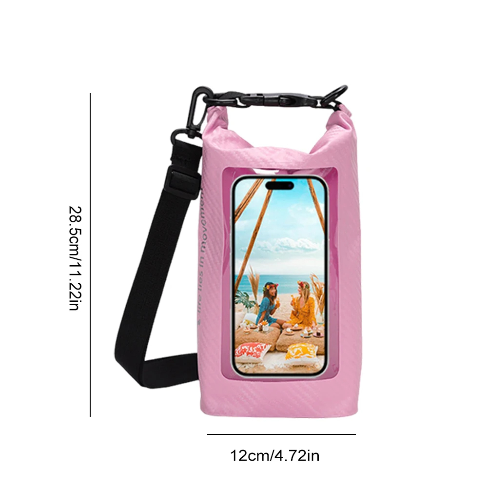 5L Swimming Pack Waterproof Portable Cellphone Bag Large Capacity Mobile Phone Case Diving Surfing Bags Phone Waterproof Pouch Cover Underwater Swimmi