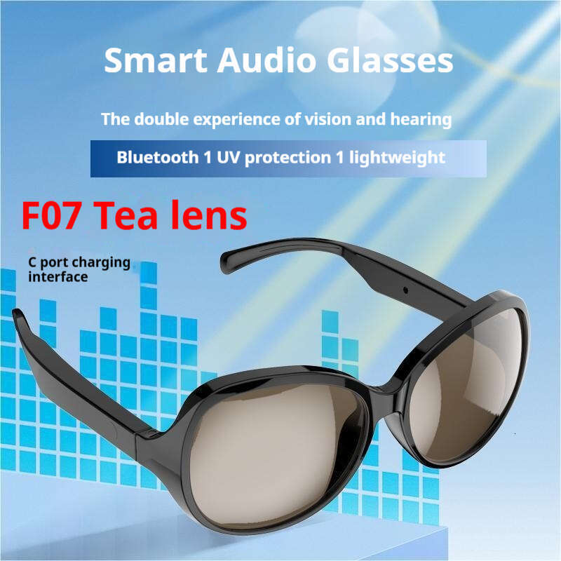 Smart Glasses F06 F07 F08 Wireless Bone Conduction Bluetooth Earphones designer sunglasses