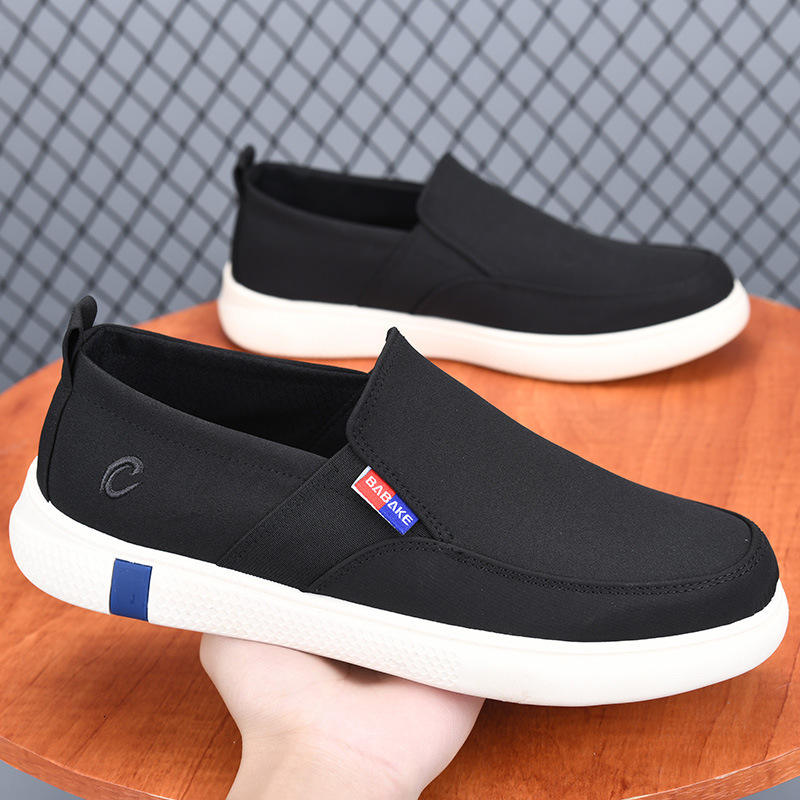 Spring Summer Slip On Breathable Walking Lazy Casual Soft Sole Casual Shoes Comfortable Lightweight Canvas Men S Shoes Ddmysaturn