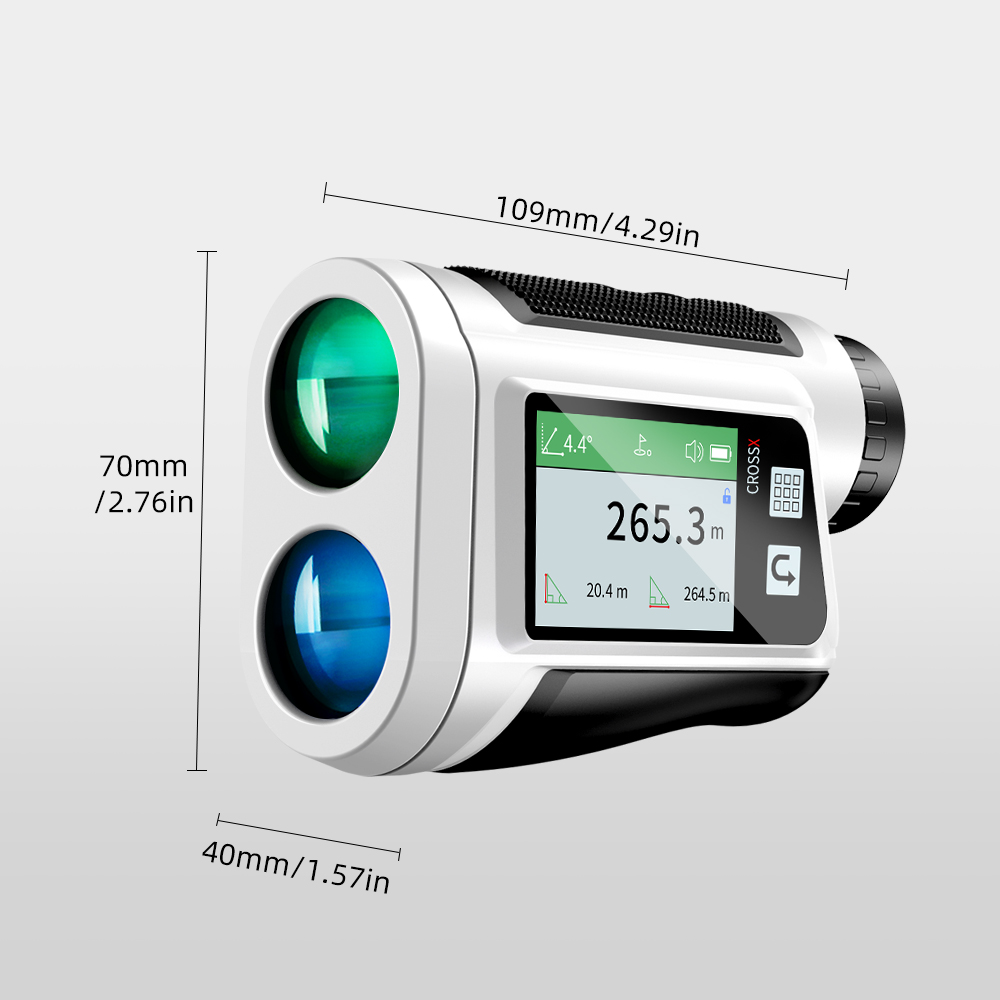 REVASRl 600 Yards Golf Laser Rangefinder With Flag Locking Vibration Slope Compensation and Clear HD Screen, Laser Range Finder for Golfer