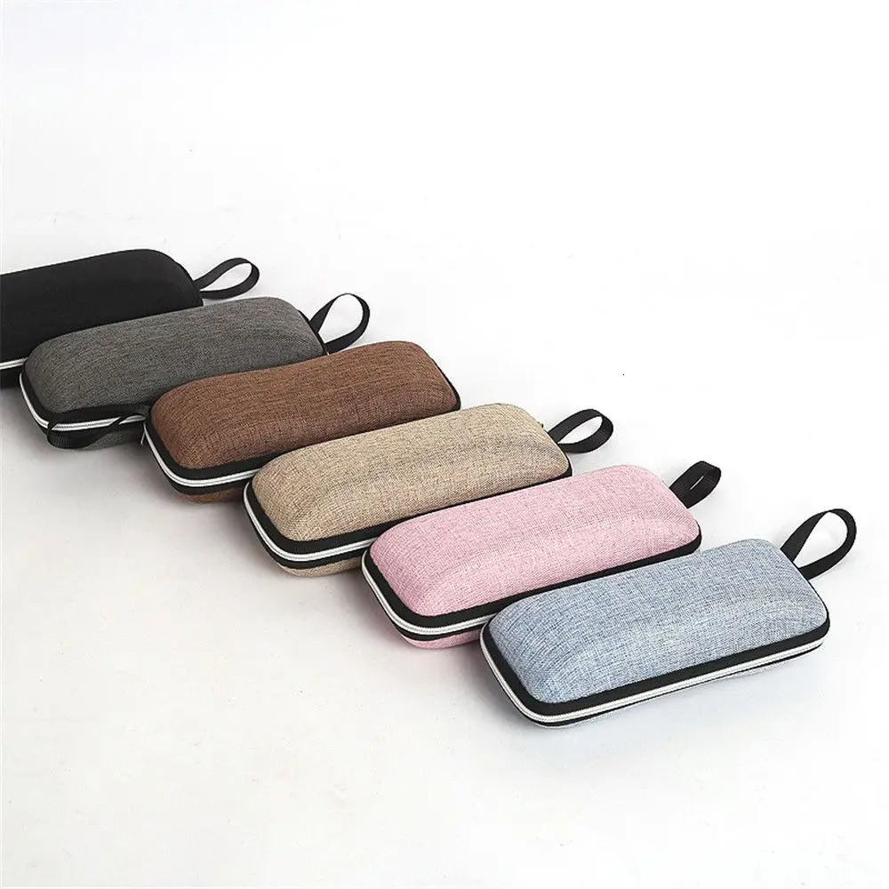 Fashion Portable Zipper Eyeglasses Case Glasses Box Glasses Holder Eyeglasses Accessories 250617