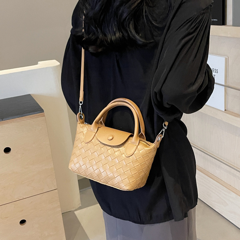 Free shipping designer Bag French Style Fashion Handbag Spring Summer New Women Bag Versatile Woven Small Square Bag Niche Trendy Crossbody Bag
