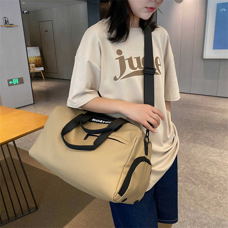 Gym Bag for Women Small Size Dry Wet Separation Sports Bag Training Bag Fashion Handheld Crossbody Bag Large Capacity Travel Bag
