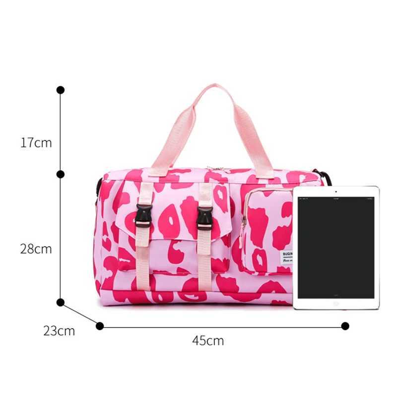 2024 New Fashion Capacity Gym Bags with Independent Shoes Warehouse Summer Outdoor Yoga Oxford Cloth Duffle Fitness Handbag W250618