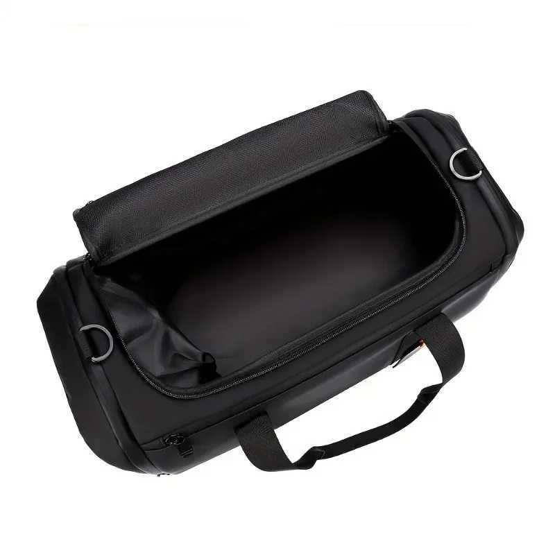 Large Capacity Travel Duffel Bag - Durable Oxford Cloth Spacious Stylish Overnight Sports Gym Bag with Multiple Compartments W250618
