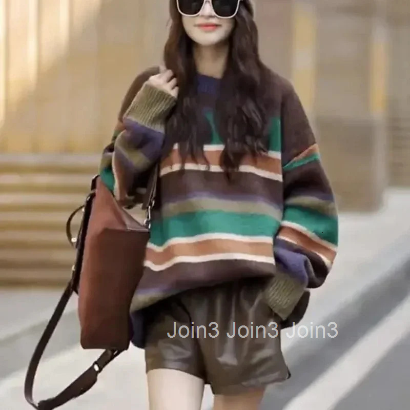 Long Sleeve Fashion 2025 Round O Neck Ladies Pullovers Basic Youthful Winter Light Casual Trend Womens Knit Sweater Fall Jumper