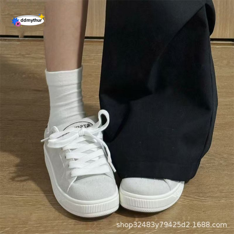 2025 Spring and Autumn New Women's Korean Style Niche Versatile Student Casual Bread Shoes Leopard Print Patchwork Sneakers ddmythur