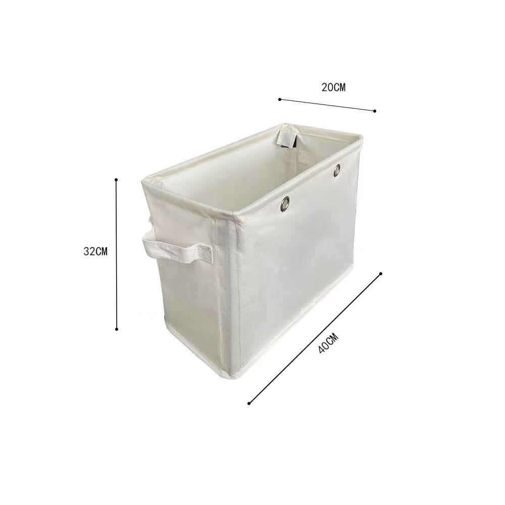 Square laundry basket cotton and linen dirty clothes basket foldable fabric laundry basket dirty clothes storage bucket factory direct sales