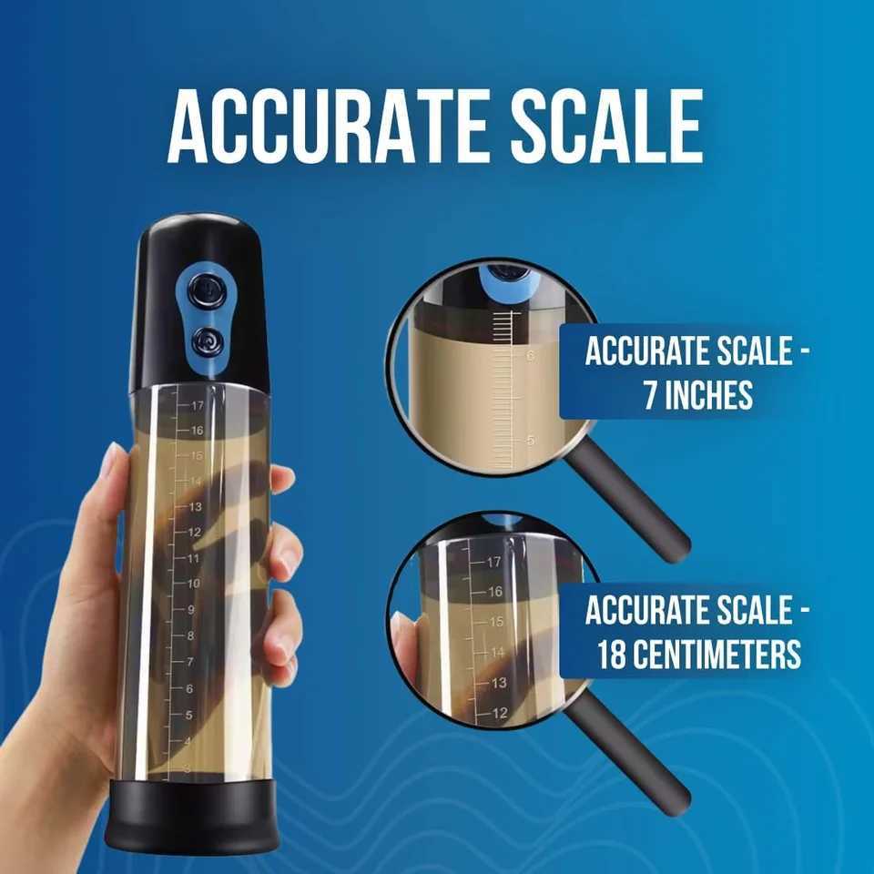 Penis Pump Male Vacuum Suction Big Dick Trainer Enlargement Extender Lasting Blowjob Sucking Masturbation Adult Sex Toys for Men W250618