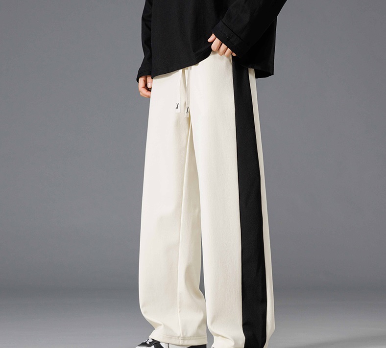 Designer Men's Streetwear Utility Pants - Loose Ankle-Tied, Summer Thin, Sports Casual Versatile Long Trousers