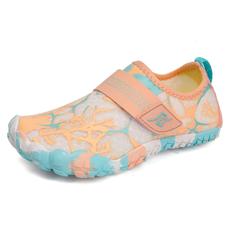 Breathable boys and girls Aqua shoes Anti-bump toe Drainage Outdoor hiking and wading water shoes Barefoot shoes 250613