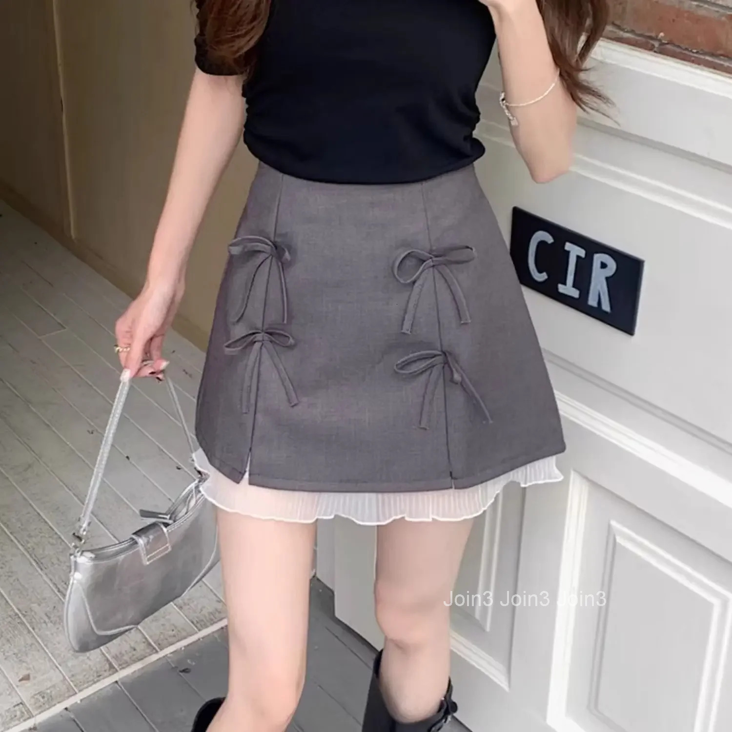 Patchwork Woman Skirt Lace Wrap Tight Midi Skirts for Women Stylish Aesthetic Streetwear Luxury Elegant Cheap New in 2025 Trend