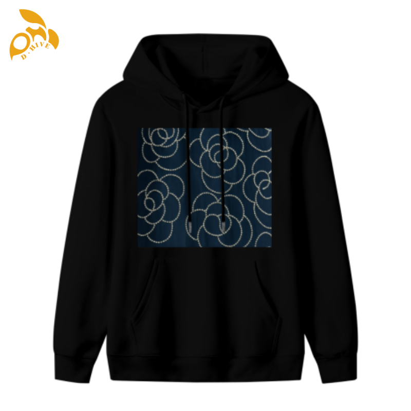 Free Shipping oversize Men's hooded sweatshirt printed hip-hop women's retro sweatshirt minimalist style Versatile casual street wear 270g p