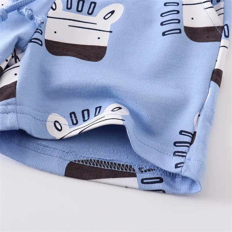 Jumping Meters 2-7T Summer Boys Shorts Animals Print Drstring Baby Boys Girls Short Pants Animals Childrens Kids TrousersC250617