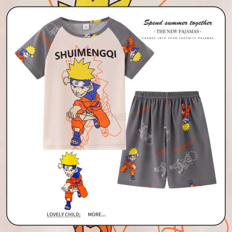 Sanrio Cinnamoroll Pajamas Set for Kids Cartoon Kawaii Monster Sleepwear Baby Short-sleeve Girls and Boys Home Thin Clothes Set SummerXJ250618XJ250618