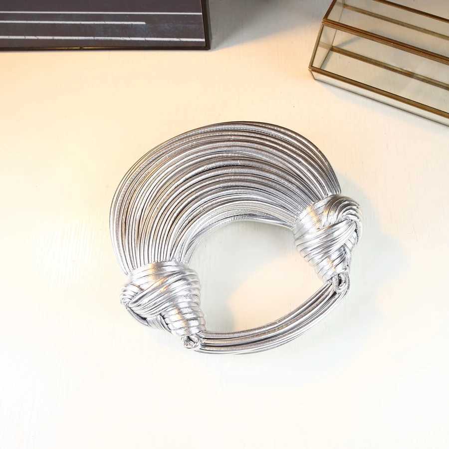 Fashionable Shiny Handcrafted Noodle Bag Knot Rope Dumpling Cloud Clutch Bag Trendy Single Shoulder Slant Crossbody Bag Z250618