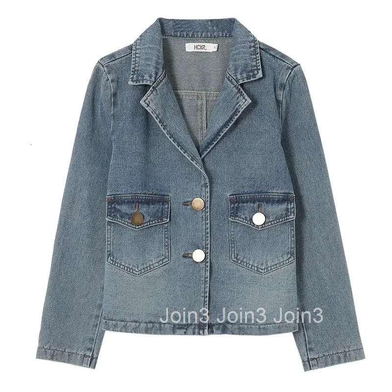 Denim Jacket for Women Spring Autumn Casual 2025 New Arrivals Cowboy Coat Woman Models Fashion Y2k Clothes Vintage Designer In