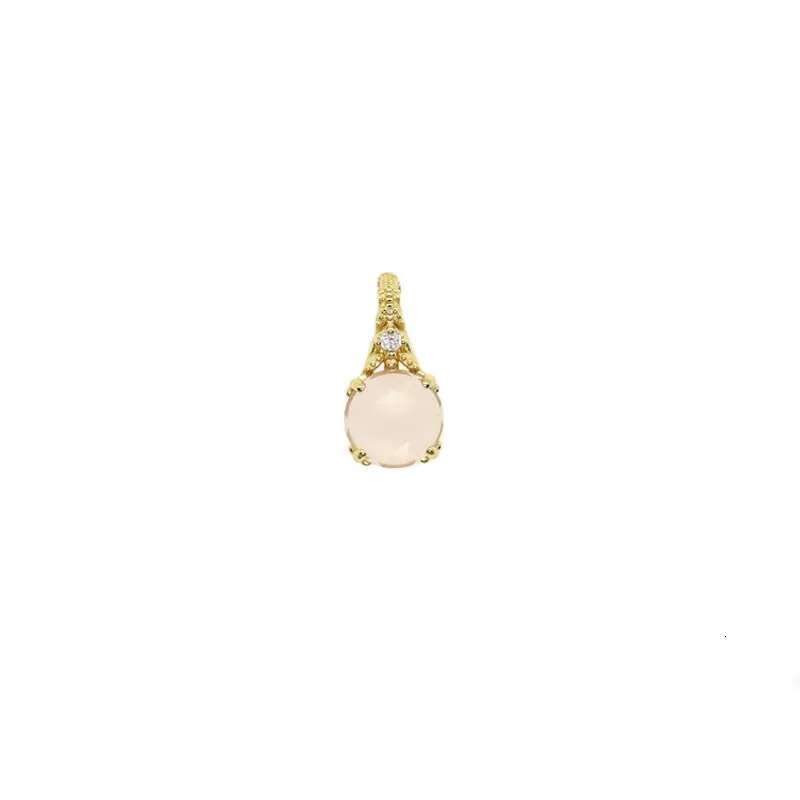 Girl's Prayer Classic Internet Celebrity Live Same Style Pink Crystal Open Luxury Ring Necklace Earrings for Women
