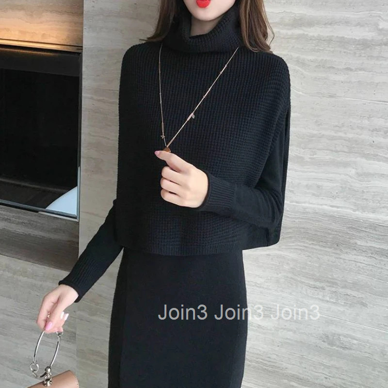 Grey Turtleneck Robe Clothing Crochet Long Purple Solid Female Dress Maxi Womens Dresses Black Evening Knit Sweat-shirt Trend E