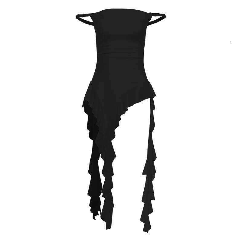 Spring New Women's Solid Color Slim Fit Street Fashion Off-Shoulder Sleeveless Backless Top B5