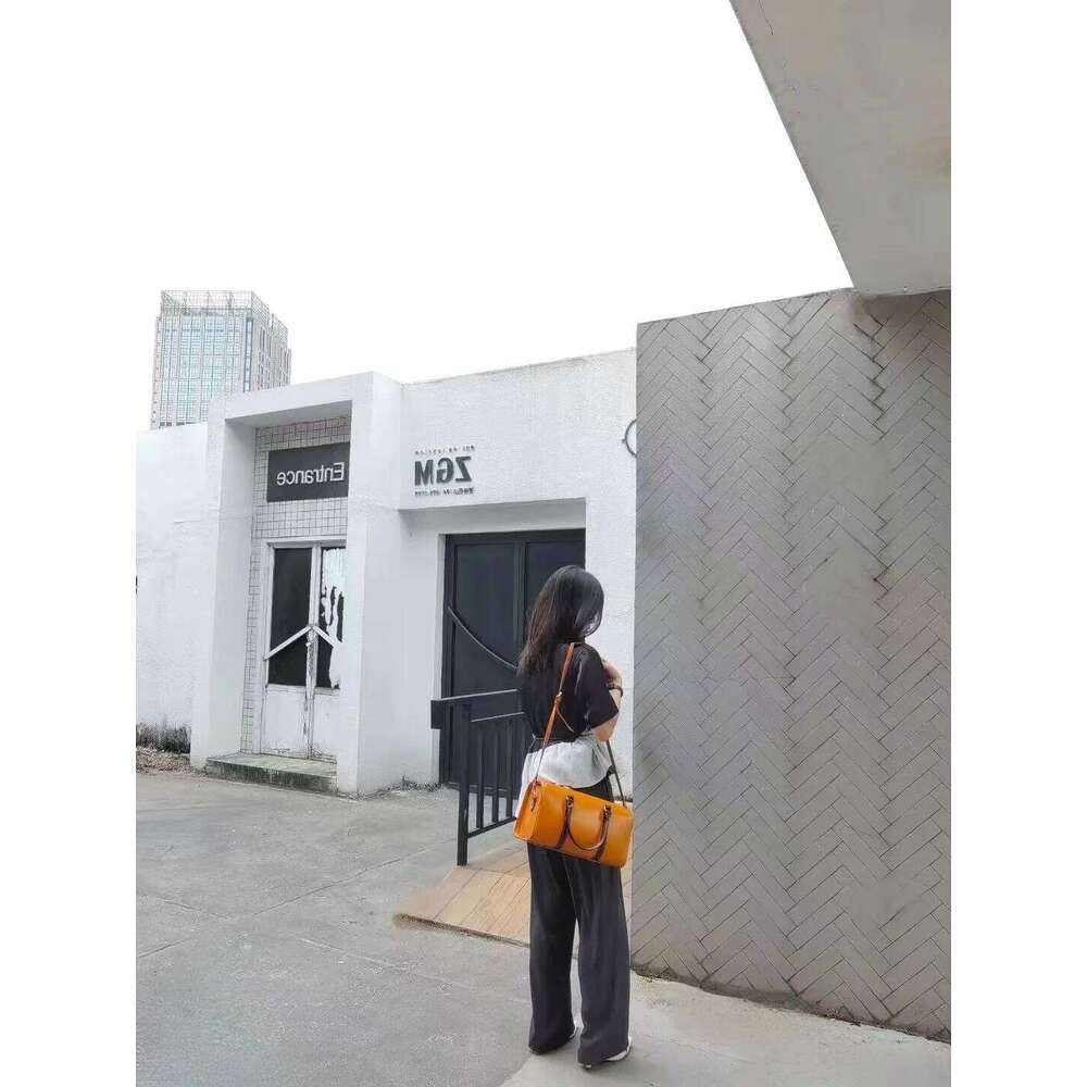 Italian Imported Cowhide Boston Bag