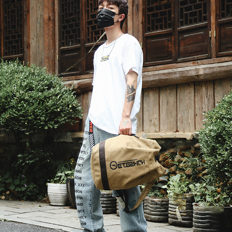 High quality brand new high-quality free designer bag new canvas backpack Korean fashion brand same backpack, basketball bag cross-border new free des