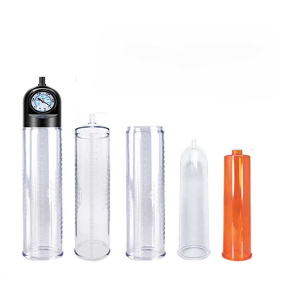 Penis Pump Accessories Cylinder Flask Part Replacement for Penis Extender Enhancer Stretcher Vacuum Pumps Sex Toys Men W250618