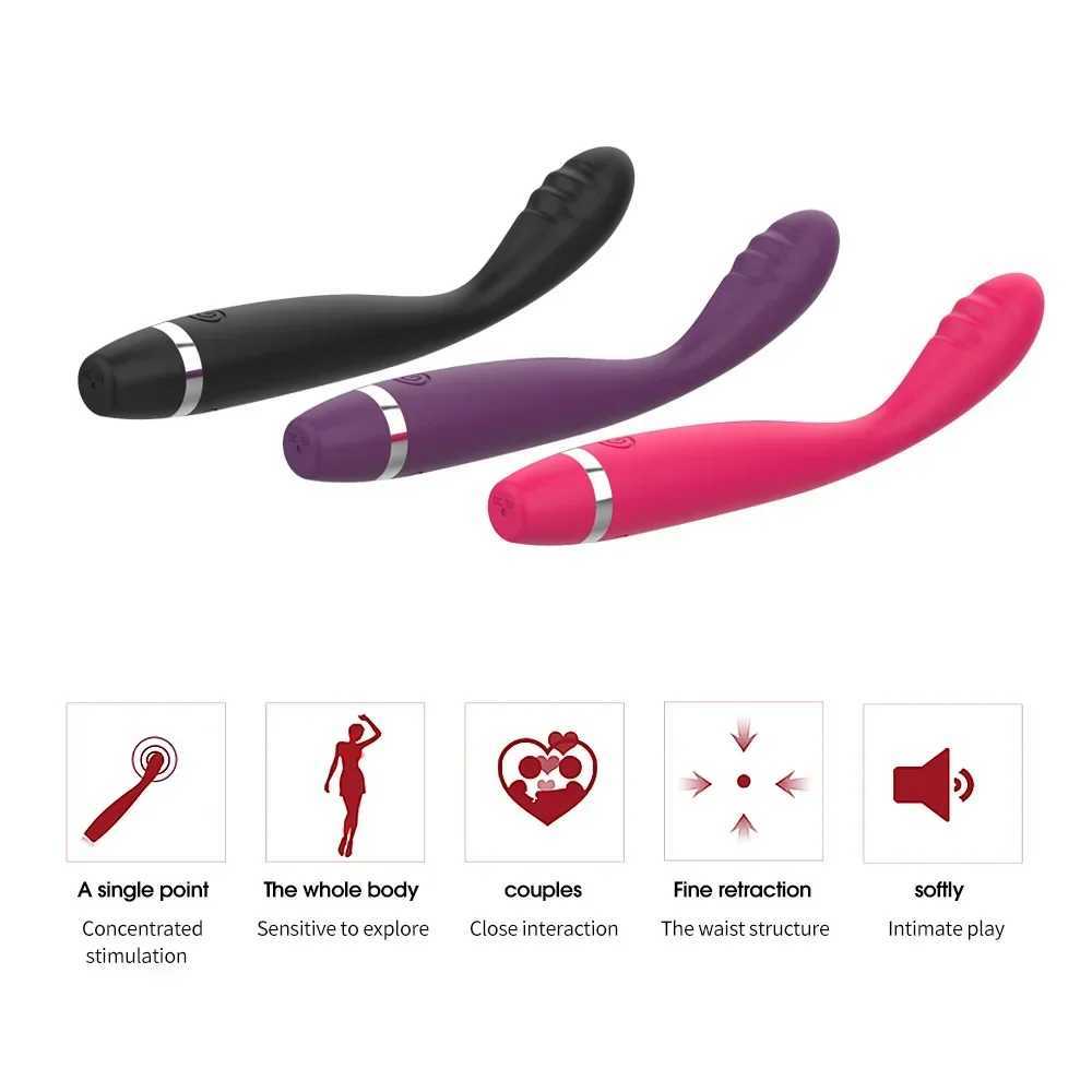 10 Mode AV Stick Vibrator G Spot Massager Clitoris Stimulator Female Masturbation Sex Shop Sex Toys for Women Sex Toys XJ250618